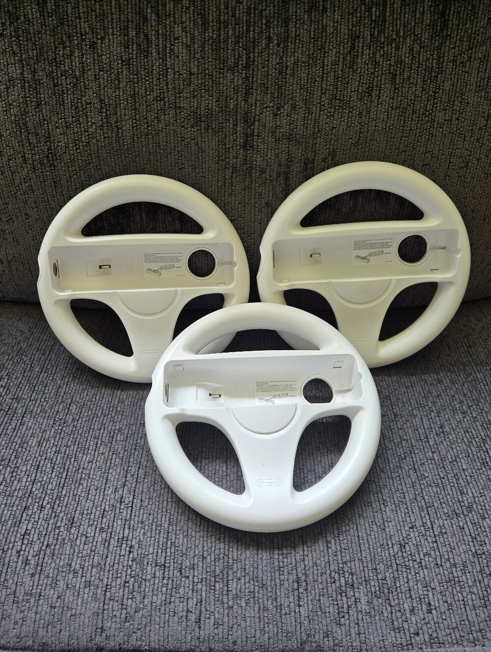 Nintendo Wii Steering Wheels Set Of 3